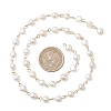 Natural Cultured Freshwater Pearl Link Chains AJEW-JB01585-02-2