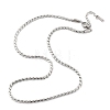 304 Stainless Steel Rope Chain Necklaces for Women NJEW-Q026-02P-2
