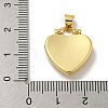 Brass Micro Pave Cubic Zirconia Pendants KK-N254-135C-G-3