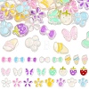 36Pcs 6 Styles Transparent Acrylic Beads ACRC-YW0001-04-1