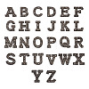 Alphabet Resin Rhinestone Patches DIY-TAC0005-45H-10
