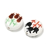 Printed Handmade Porcelain Beads PR-CBAE468-04-2
