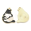 Alloy Enamel Pendants ENAM-D051-06G-1