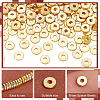   200Pcs Brass Spacer Beads KK-PH0005-76A-5