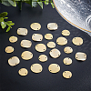 30Pcs 3 Styles Brass Connector Charms KK-HY0001-32-5