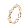 Brass Cuff Rings for Women RJEW-JR00810-1