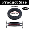 12Pcs Rubber Environmental Protection Two-sided Protective Coil FIND-CN0002-58A-2