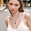 12Pcs 12 Colors Polyester & Spandex Cord Necklace Making AJEW-TAC00071-8