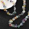 Natural Fluorite Chips Beaded Necklace NJEW-FZ00004-08-3