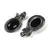 Natural Obsidian Pendants G-I370-09AS-08-2