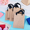 10Pcs Paper Gift Tote Bags with Nylon Ribbon Handles ABAG-TA0002-31B-5
