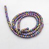Electroplate Non-magnetic Synthetic Hematite Beads Strands G-J212D-05-2