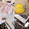 Nickel Metal Waterproof Self-Adhesive Picture Stickers DIY-WH20016-008-6