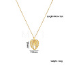 Brass Micro Pave Cubic Zirconia Openable Blank Locket Pendant Necklaces for Engraved Name FS-WG25E25-05-1