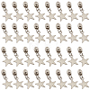 50Pcs Star Iron Zipper Sliders FIND-CY0002-21-1