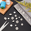 80Pcs 4 Style Alloy Rhinestone Shank Buttons DIY-GA0003-58-4