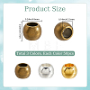 150Pcs 3 Colors Tibetan Style Spacer Beads TIBEB-PA0001-09-2