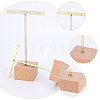 6Pcs 3 Sizes Iron T Bar Earring Display Stands EDIS-FG0001-78-4