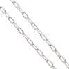 2.5MM 304 Stainless Steel Paperclip Chain Slider Necklace Making AJEW-JB01410-3