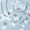120Pcs 6 Colors Transparent Glass Beads FIND-GA0004-17-5
