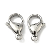 Tarnish Resistant 304 Stainless Steel Lobster Claw Clasps STAS-AB17-1