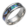 201 Stainless Steel Wide Band Finger Rings RJEW-T005-9-07-1