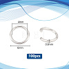 Rack Plating Brass Open Jump Rings KK-PH0010-07B-S-2