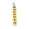 Ion Plating(IP) 304 Stainless Steel Pendants STAS-F307-04G-1