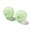 Chunky Resin Rhinestone Bubblegum Ball Beads RESI-S259-A10-2