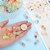 48Pcs 8 Colors Luminous Plastic Pendants KY-CA0001-41-3