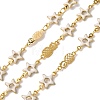 Brass Pineapple with Star Link Chains KK-D422-03G-1