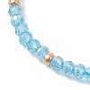 2Pcs Adjustable Glass Seed Beads & Glass Beads Braided Bead Bracelets Set BJEW-MZ00287-02-4