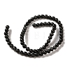 Synthetic Silver Line Coal Quartz Beads Strands G-Q161-A01-02-2