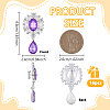 16Pcs Alloy Rhinestone Cabochons ALRI-FG0001-05B-2