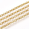 Soldered Brass Coated Iron Rolo Chains CH-S125-08B-G-2