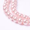 Eco-Friendly Dyed Glass Pearl Beads Strands HY-A008-6mm-RB033-3
