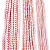 Anti-Tarnish Electroplate Glass Beads Strands EGLA-ZX010-6mm-04-2