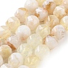 Natural Citrine Beads Strands G-NH0021-A16-02-1