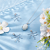 4Pcs Brass Pendant Cabochon Settings KK-WR0001-96A-P-4
