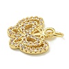 Rack Plating Brass Micro Pave Cubic Zirconia Charms KK-K386-08G-2