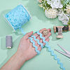 1 Roll Polyester Wave Bending Fringe Trim OCOR-ME0001-97A-3