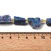Electroplated Natural Druzy Agate Beads Strands G-R012-A02-04-4