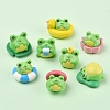 1Set Resin Frog Display Decoration AJEW-FS0001-24-2