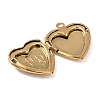 304 Stainless Steel Locket Pendants STAS-K329-01B-G-2