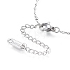 304 Stainless Steel Pendant Necklaces NJEW-K120-01-5