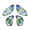 Transparent Epoxy Resin Pendants RESI-T057-30B-1
