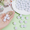 50Pcs Resin Rhinestone Beads RESI-PA0001-45B-3