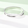 304 Stainless Steel Grooved Bangle Base SA-CBACA70-02P-2