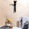 Wood & Carbon Alloy Motorcycle Helmet Rack ODIS-WH0007-96B-4