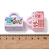 Printed Opaque Acrylic Beads AC-CBA6658-07-3